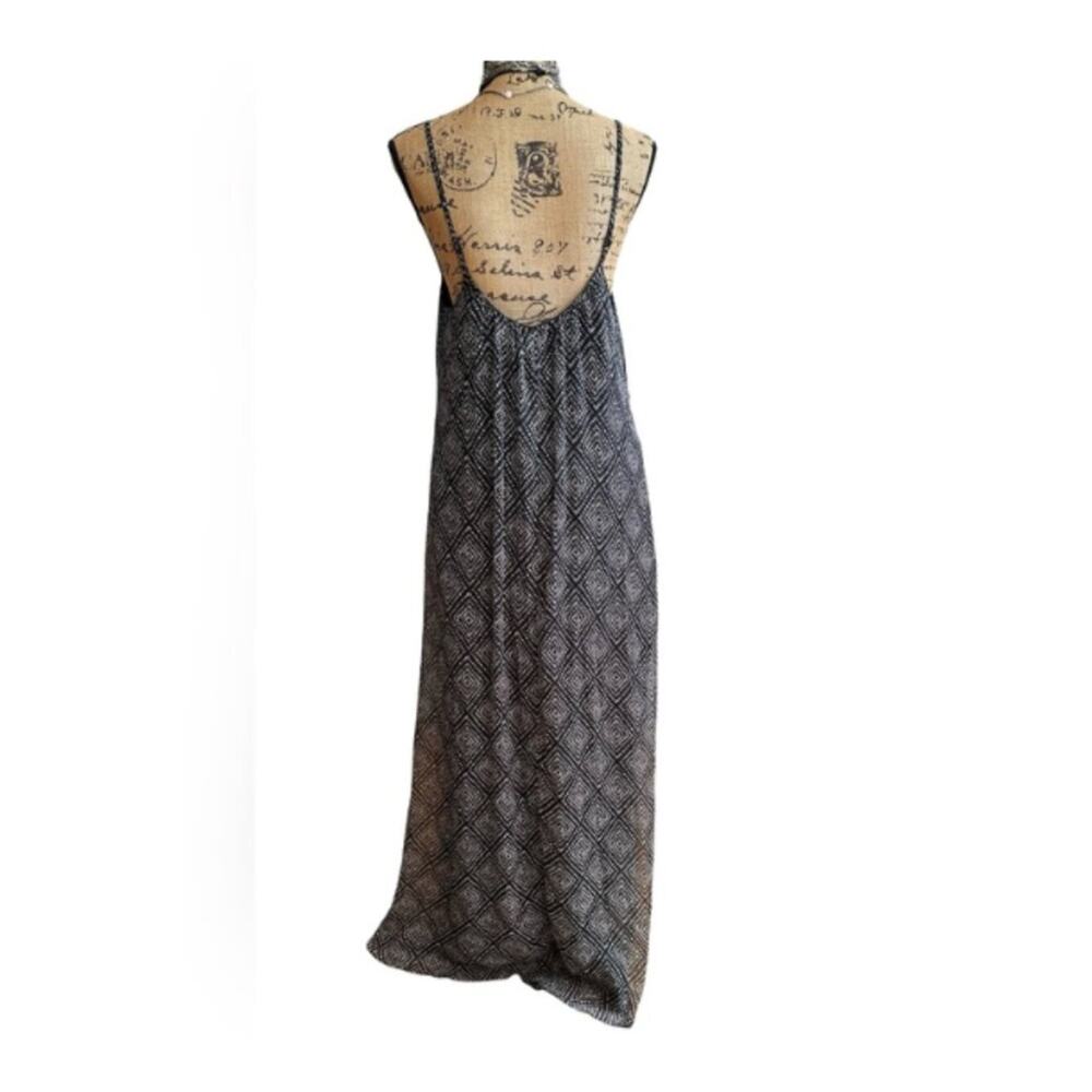 Jessica Simpson Black & White Geometric Maxi Skirt - SIZE L - LARGE - Picture 9 of 10
